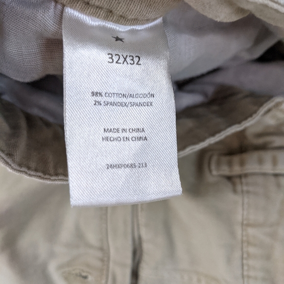 Hollywood the Jean People Men's Khaki Chino Pants Size 32x32 - Picture 6 of 9